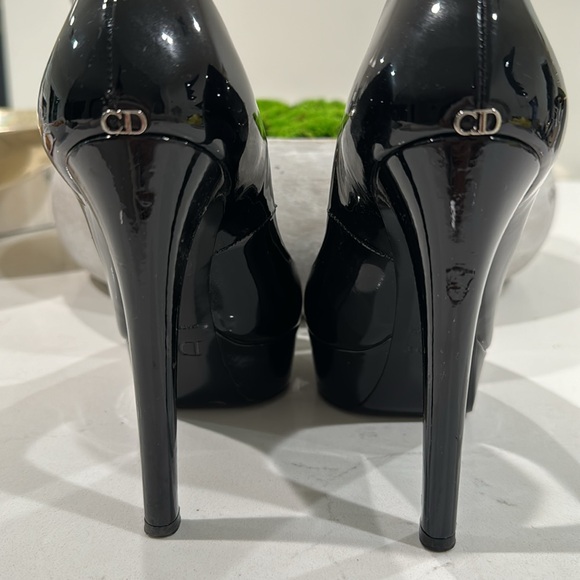 Christian Dior Miss Dior Black Peep Toe Pumps 😍 - Picture 6 of 9